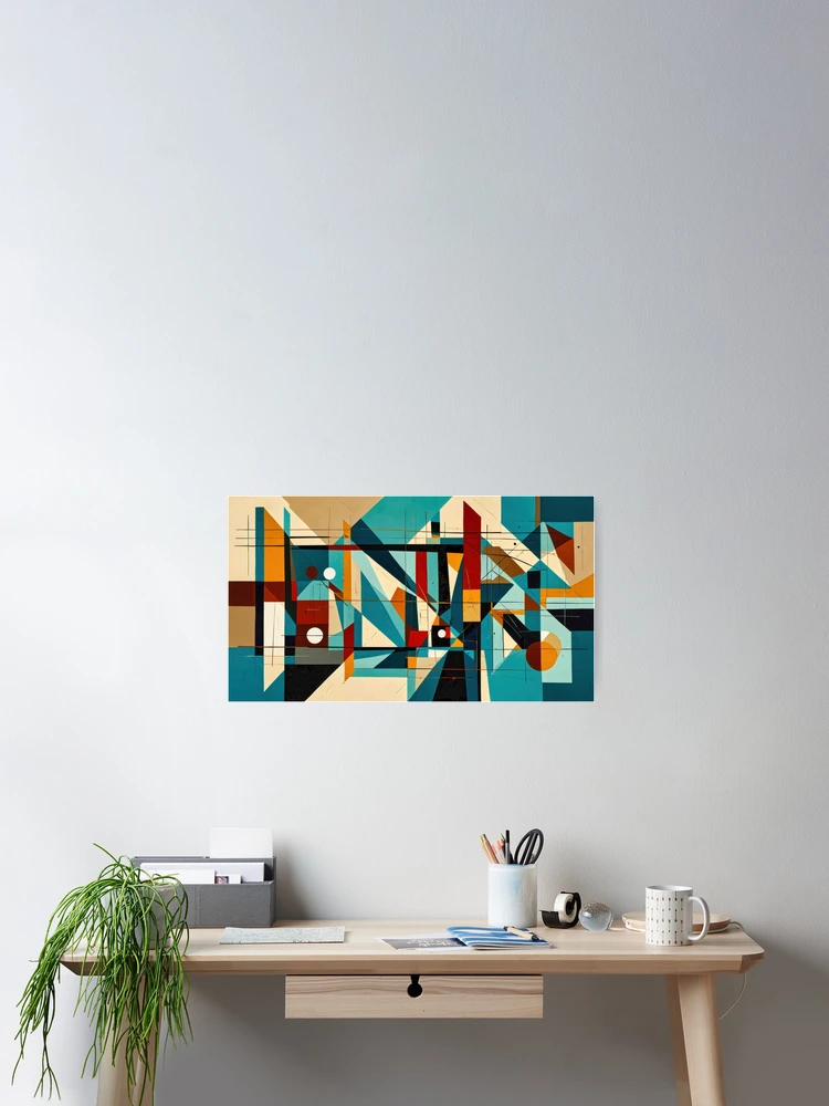 Thumbnail 2 of 3, Poster, Color Abstracts no 5 designed and sold by Glenburn Graphics.