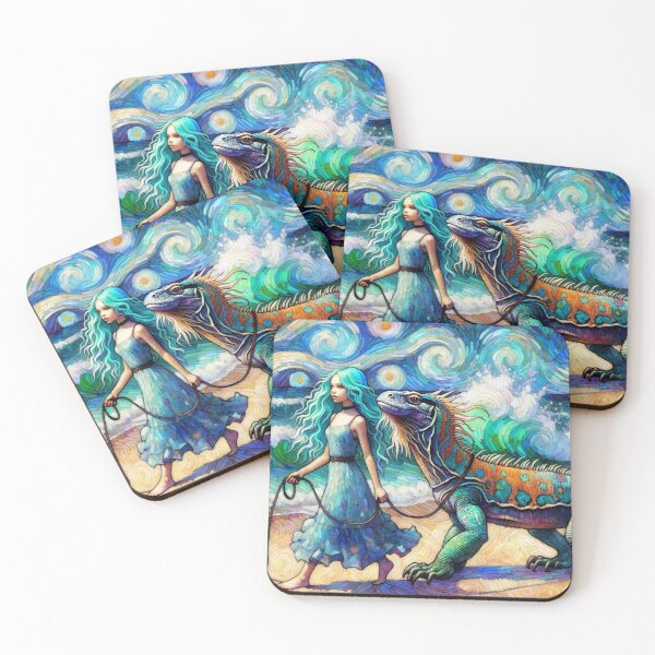 Item preview, Iguana on a Walk designed and sold by M-Y-A-R-T-.