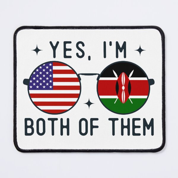 Item preview, Yes I'm Both Of Them American Kenyan designed and sold by OX-tright.