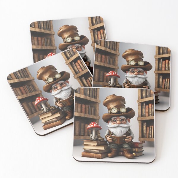 Item preview, Bibliothetech Gnome Design: Guardian of Knowledge designed and sold by FitEnvy.