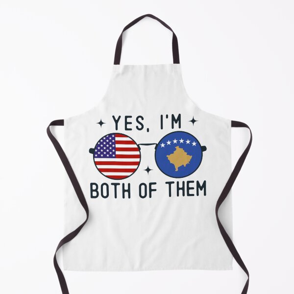 Item preview, Yes I'm Both Of Them American Kosovan designed and sold by OX-tright.