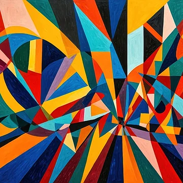 Artwork thumbnail, Color Abstracts no 8 by Glenburn Graphics