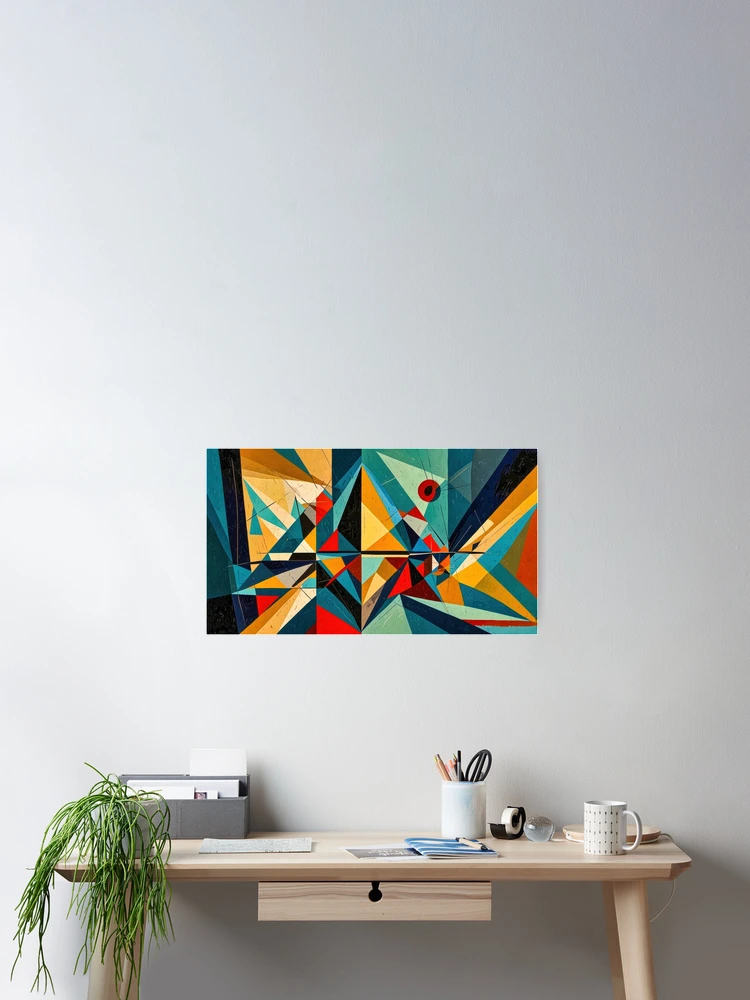 Thumbnail 2 of 3, Poster, Color Abstracts no 9 designed and sold by Glenburn Graphics.