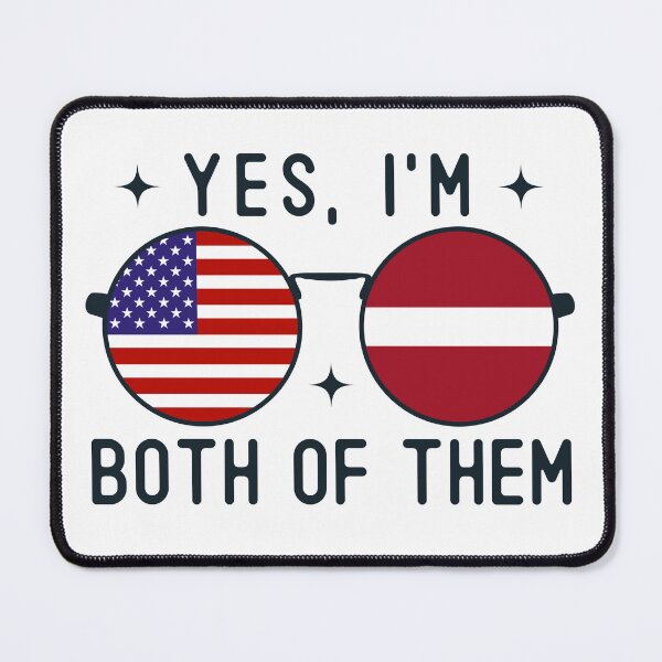 Item preview, Yes I'm Both Of Them American Latvian designed and sold by OX-tright.