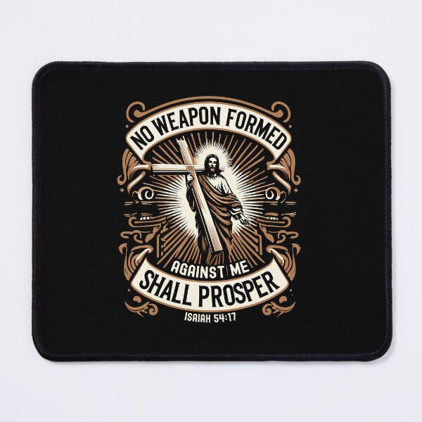 Item preview, No Weapon Formed Against Me Shall Prosper Christian Faith designed and sold by Dressed For Duty.