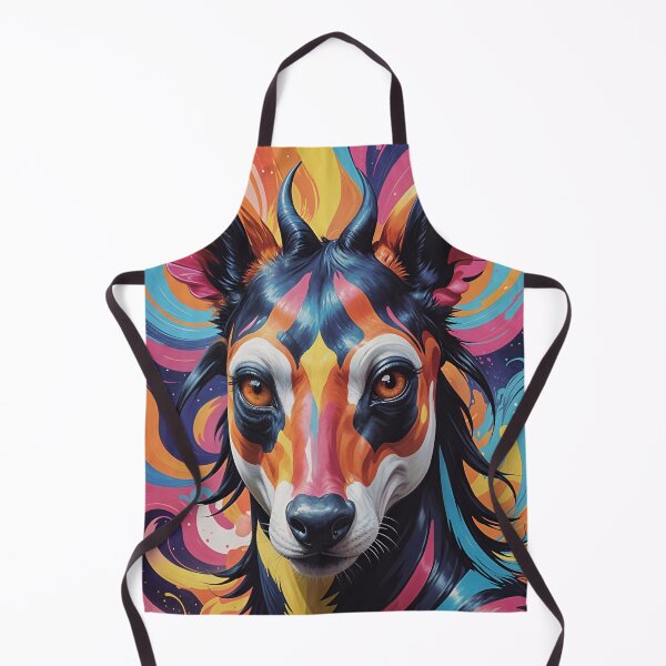 Item preview, Cute African Okapi Animal Portrait designed and sold by TheArtOfPat.
