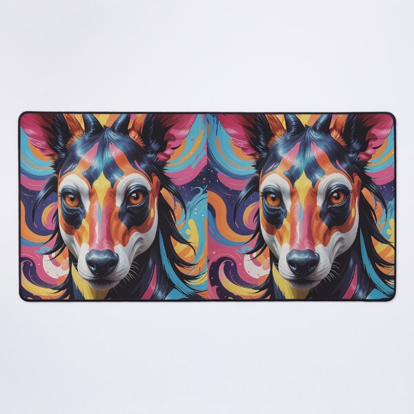 Item preview, Cute African Okapi Animal Portrait designed and sold by TheArtOfPat.