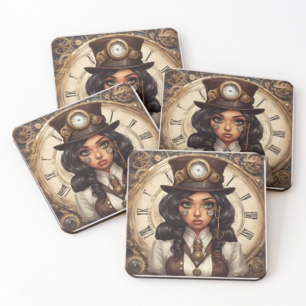 Item preview, Steampunk Clockwork Countess: Gears, Gadgets & Victorian Elegance designed and sold by FitEnvy.