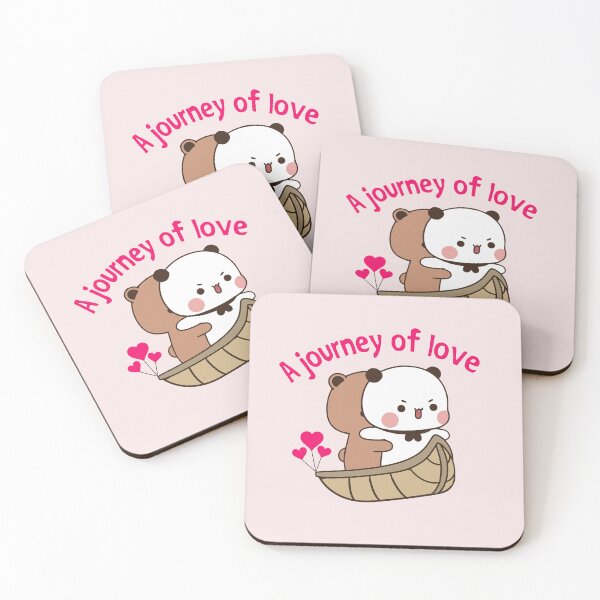 Item preview, Bubu & Dudu's Adorable Journey of Love: Cute Panda and Bear in a Romantic Adventure Boat Ride designed and sold by FEBRICAST.