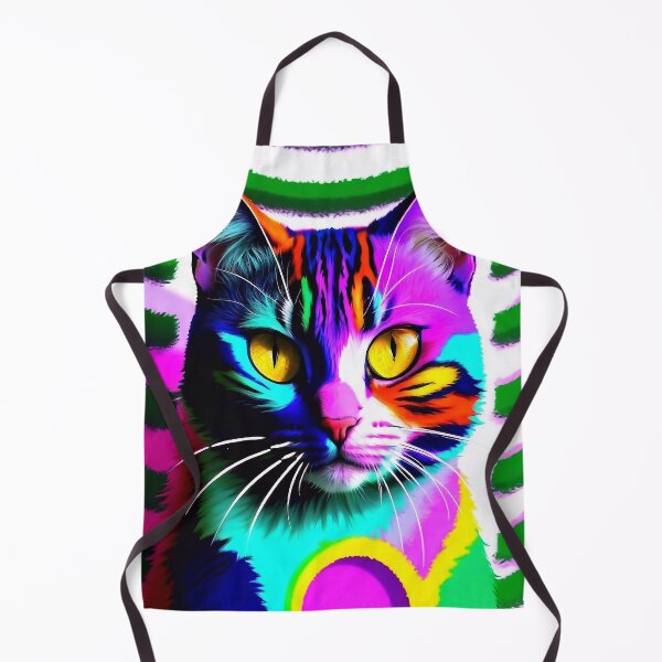 Item preview, Multicolored Abstract Cat designed and sold by M-Y-A-R-T-.