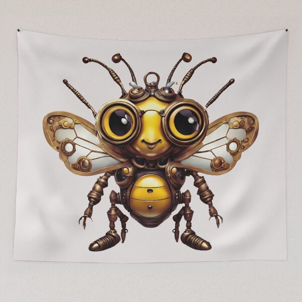 Item preview,  Buzz into Steampunk Style: The Gear-Powered Bee! designed and sold by FitEnvy.