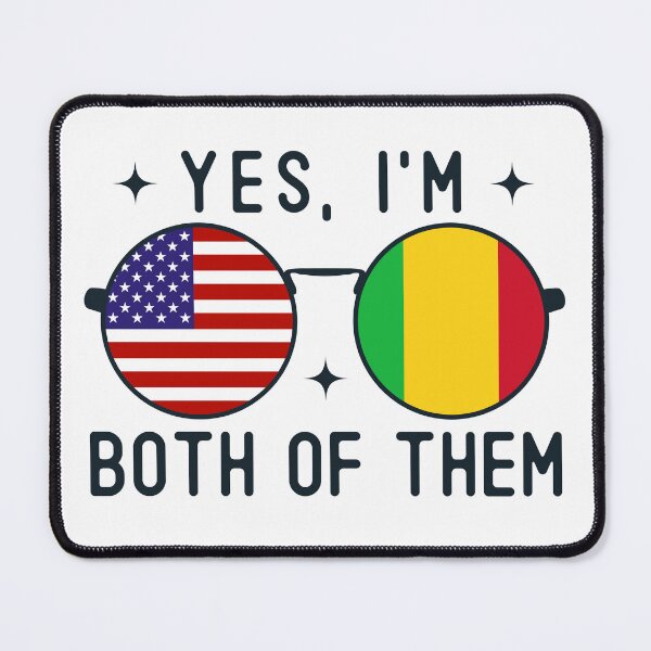 Item preview, Yes I'm Both Of Them American Malian designed and sold by OX-tright.
