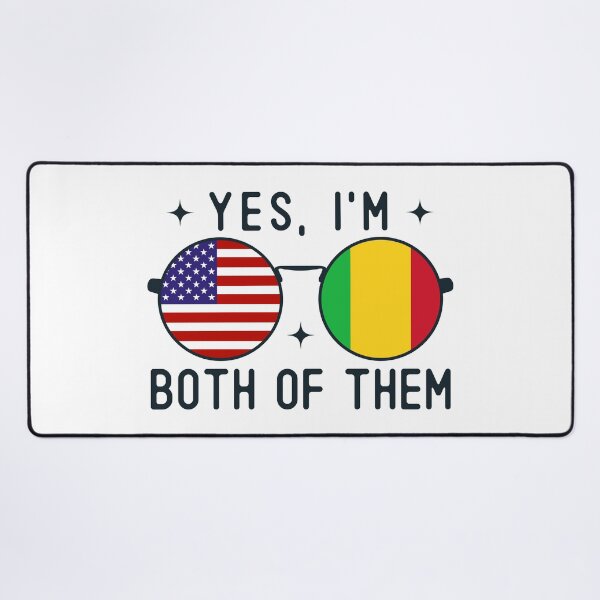 Item preview, Yes I'm Both Of Them American Malian designed and sold by OX-tright.
