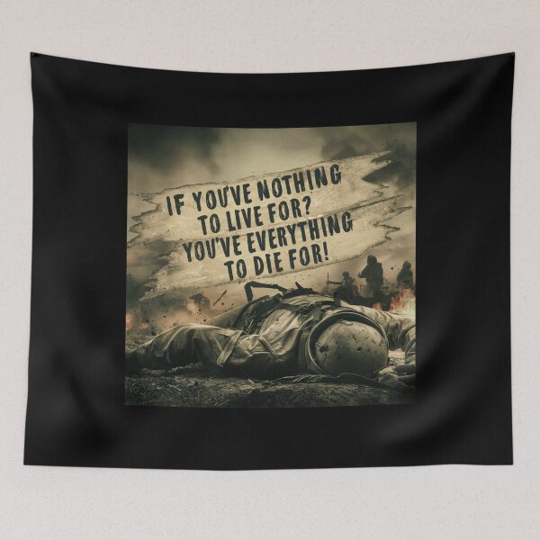 Item preview, If You Have Nothing To Live For You Have Everything To Die For designed and sold by Flirt-Teez.