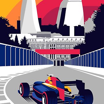 Artwork thumbnail, Formula Racing Car Baku by Mariel  Toigo
