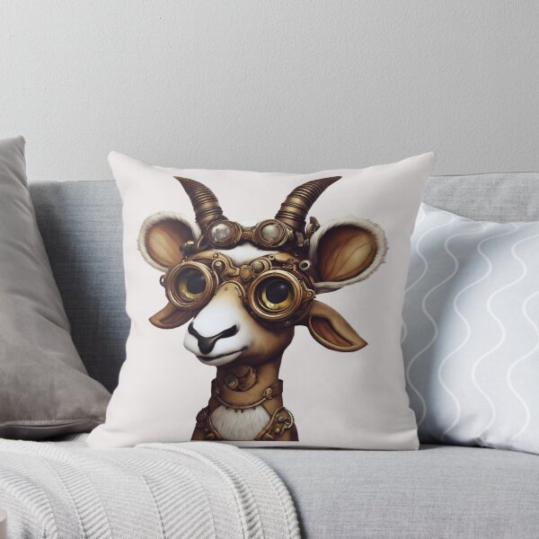 Item preview, Steampunk Addax: A Steely Spiral-Horned Wonder designed and sold by FitEnvy.