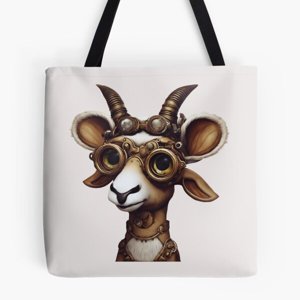 Item preview, Steampunk Addax: A Steely Spiral-Horned Wonder designed and sold by FitEnvy.