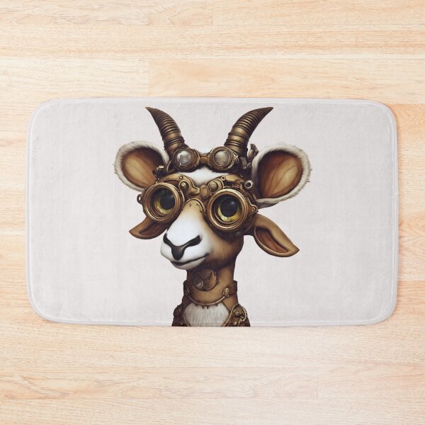 Item preview, Steampunk Addax: A Steely Spiral-Horned Wonder designed and sold by FitEnvy.
