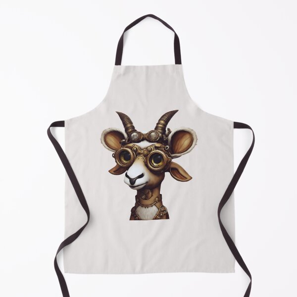 Item preview, Steampunk Addax: A Steely Spiral-Horned Wonder designed and sold by FitEnvy.
