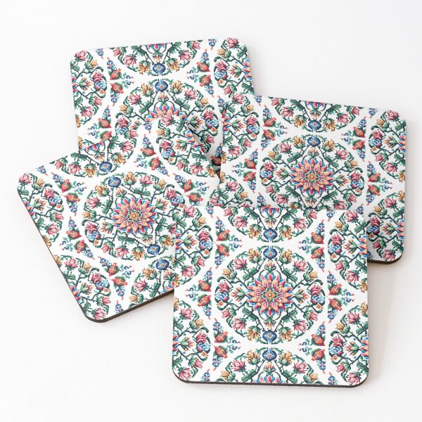 Item preview, Pixel art flower mosaic pattern  designed and sold by Landsesse.