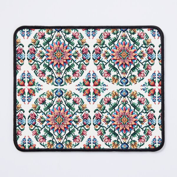 Item preview, Pixel art flower mosaic pattern designed and sold by Landsesse.