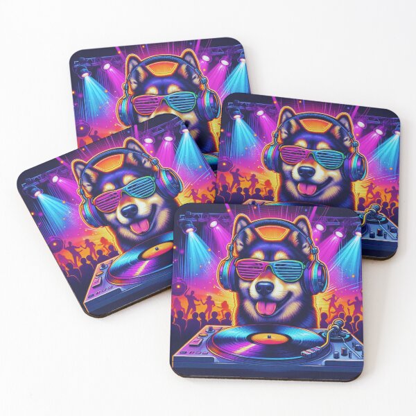 Item preview, DJ Dog designed and sold by Em Phics.