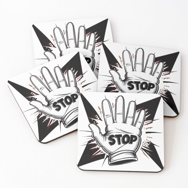 Item preview, Make a Bold Statement with Our 'STOP' Hand Design designed and sold by StyleFused.