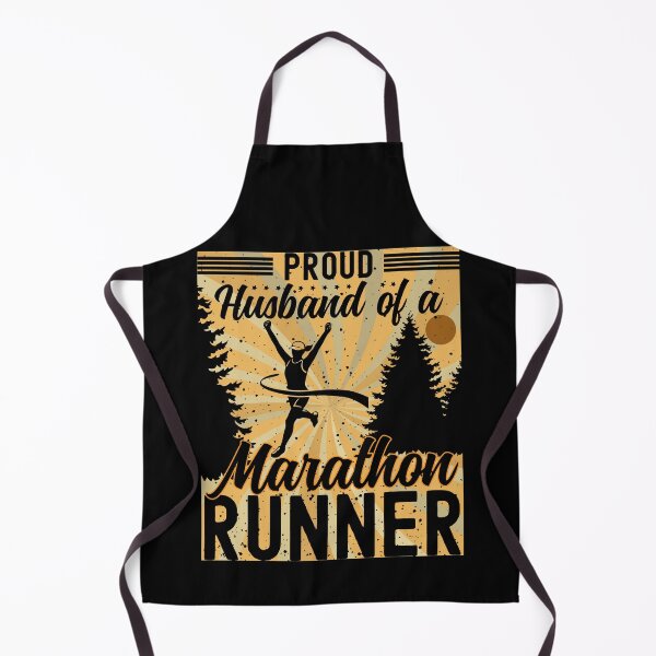 Item preview, Proud Husband of a Marathon Runner | Female Marathon Runner - Black designed and sold by PearlMoonGrapes.