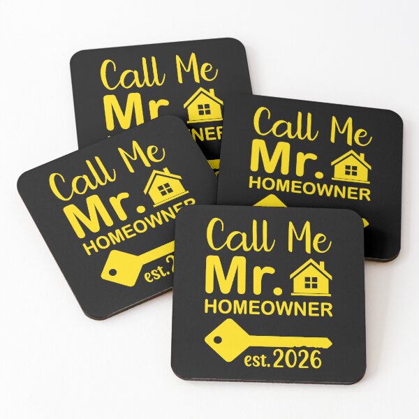 Item preview, Call Me Mr Homeowner 2026 - in yellow designed and sold by EmeraldeaArt.