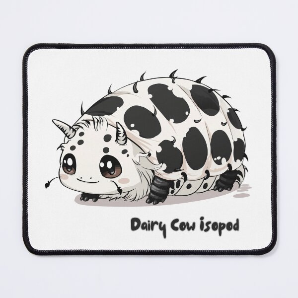 Item preview, Dairy Cow Isopod Cute designed and sold by BanFahSai.