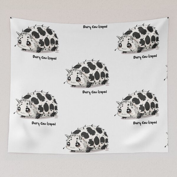Item preview, Dairy Cow Isopod Cute designed and sold by BanFahSai.