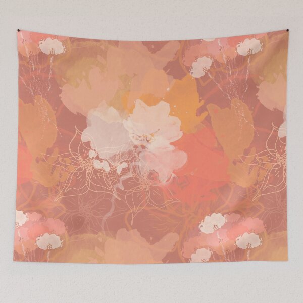 Item preview, Salpicadura floral de rubor melocotón difuso designed and sold by Odsy.