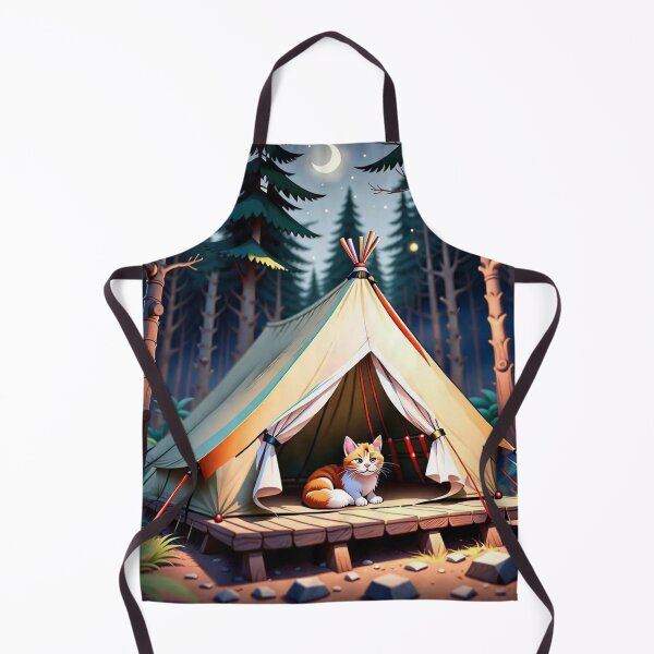 Item preview, Cat Goes Camping designed and sold by DellaSanderson.