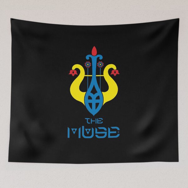 Item preview,  The Muse. (blue-yellow) designed and sold by sarabeevart.