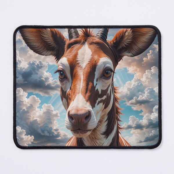 Item preview, Cute African Okapi Animal Portrait designed and sold by TheArtOfPat.