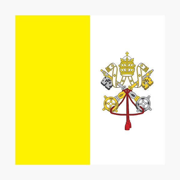 Item preview, Flag of Vatican City designed and sold by MadeInR.