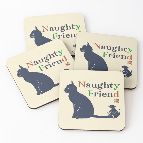 Item preview, Naughty Friend designed and sold by BATKEI ART.