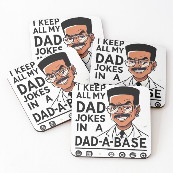 Item preview, I Keep All My Dad Jokes in a Dad-a-Base - Funny Dad Joke Design designed and sold by KriticalDesigns.