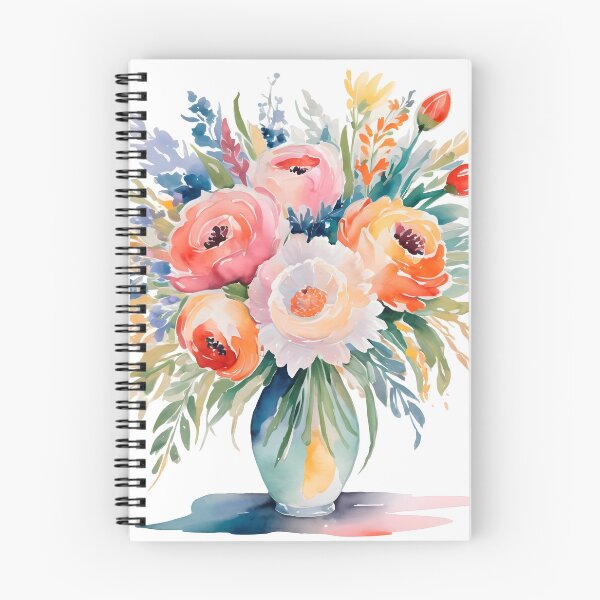 Item preview, Painting With Flowers In Watercolor Style designed and sold by Adelberton.