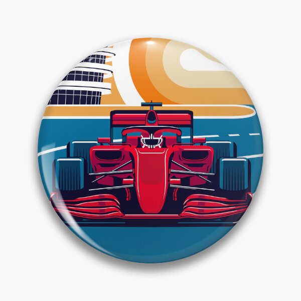 Item preview, Formula Racing Car Retro Scene designed and sold by Mariel  Toigo.