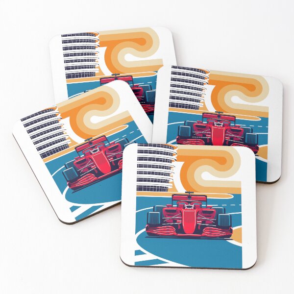 Item preview, Formula Racing Car Retro Scene designed and sold by Mariel  Toigo.
