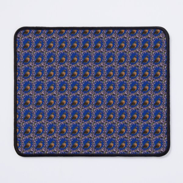 Item preview, Turdus migratorius Bird Surrounded By Violet Viola sororia Flowers designed and sold by taiche.