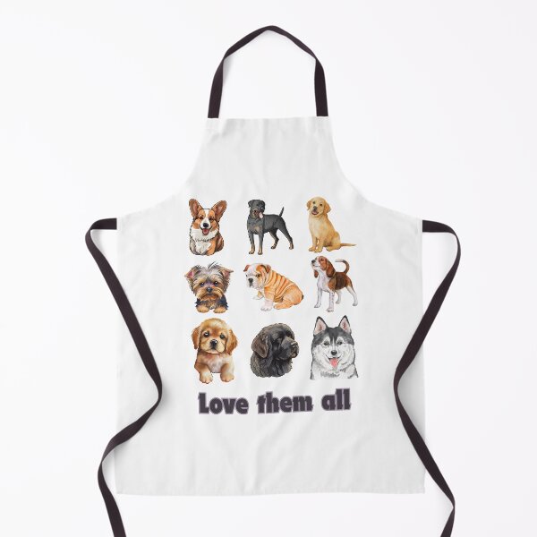 Item preview, Love Them All Cute Dog Design Animal Lover designed and sold by TightropeTiff.