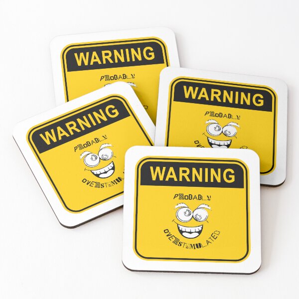 Item preview, Warning, I'm probably overstimulated designed and sold by IFarty.