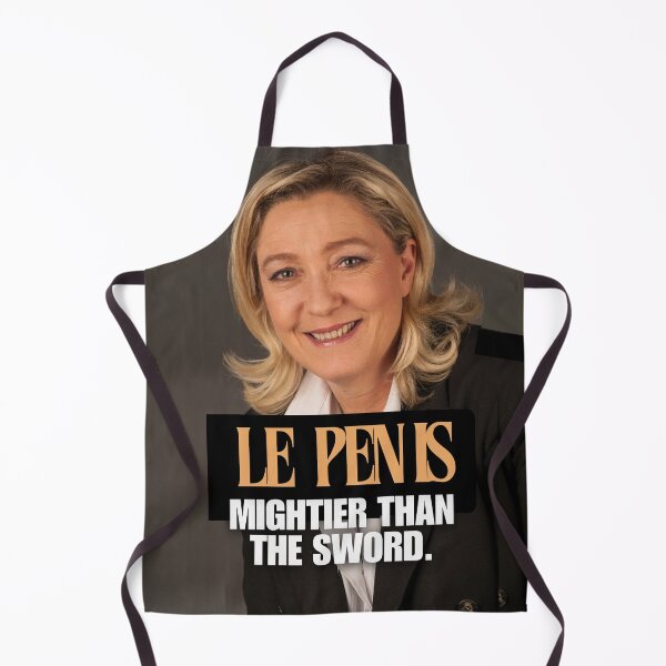 Item preview, Marine Lepen Is Mightier Than The Sword designed and sold by Flirt-Teez.