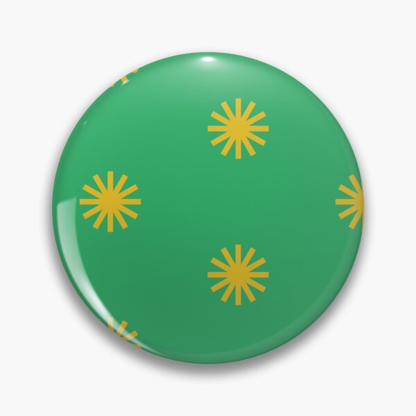 Item preview, Geometric Maximalist Rainbow Daisy Daze Suns On Island Green designed and sold by Triplicate Limited.