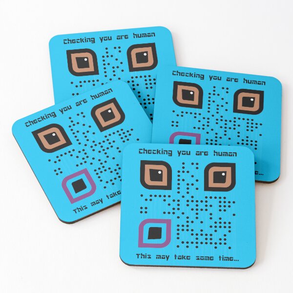 Item preview, Checking you are Human (also available in white print) designed and sold by MarkArtDesignUK.