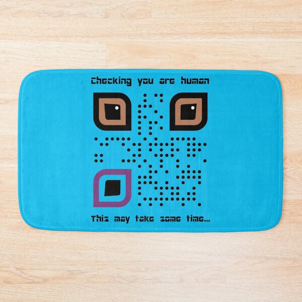 Item preview, Checking you are Human (also available in white print) designed and sold by MarkArtDesignUK.