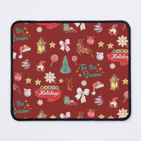 Item preview, Copy of tis the season, christmas retro pattern red designed and sold by mariana83.