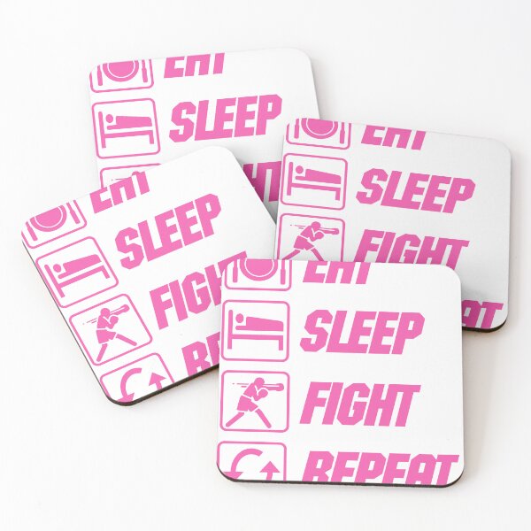 Item preview, eat sleep fight repeat designed and sold by ffl43.